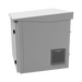 Gabinete de Exterior con Rack de 19" de 9UR con Ventiladores y Termostato, Se envía el Gabinete armado, (Montaje a poste o...