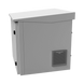 Gabinete de Exterior con Rack de 19" de 9UR con Ventiladores y Termostato, Se envía el Gabinete armado, (Montaje a poste o...