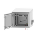 Gabinete de Exterior con Rack de 19" de 9UR con Ventiladores y Termostato, Se envía el Gabinete armado, (Montaje a poste o...