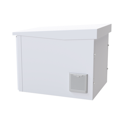 Gabinete PROFUNDO hasta 705 mm  de profundidad, de Exterior de 9UR con Ventiladores y Termostato, Se envía el Gabinete Arm...