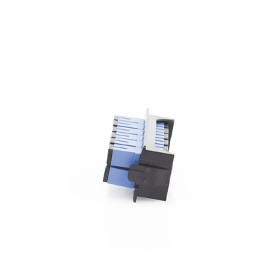 Placa Acopladora para Distribuidor de Fibra Óptica LP-ODF-8024, Incluye 12 Acopladores SC Simplex para Fibra Monomodo (12 ...