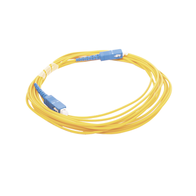 Jumper de Fibra Óptica Monomodo SC/UPC - SC/UPC Simplex, Color Amarillo, 5 Metros (16.40 Pies) LINKEDPRO BY EPCOM - Vista 2