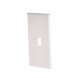 Placa de Pared de 1 Puerto, Keystone, Color Blanco LINKEDPRO BY EPCOM - Vista 3