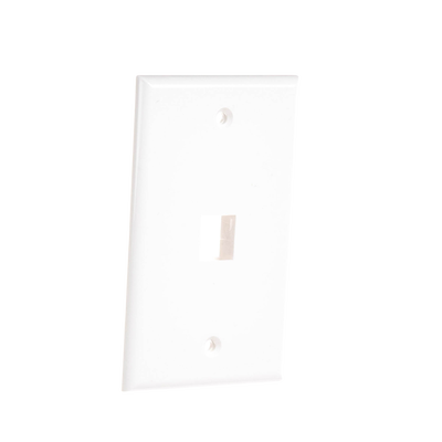Placa de Pared de 1 Puerto, Keystone, Color Blanco LINKEDPRO BY EPCOM - Vista 4