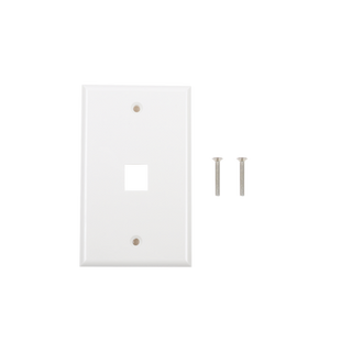 Placa de Pared de 1 Puerto, Keystone, Color Blanco - LINKEDPRO BY EPCOM