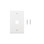 Placa de Pared de 1 Puerto, Keystone, Color Blanco | SIERRA STORE