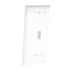 Placa de Pared de 1 Puerto, Keystone, con Espacio para Etiqueta, Color Blanco LINKEDPRO BY EPCOM - Vista 3