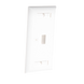 Placa de Pared de 1 Puerto, Keystone, con Espacio para Etiqueta, Color Blanco LINKEDPRO BY EPCOM - Vista 3