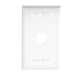 Placa de Pared de 1 Puerto, Keystone, con Espacio para Etiqueta, Color Blanco LINKEDPRO BY EPCOM - Vista 4