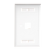 Placa de Pared de 1 Puerto, Keystone, con Espacio para Etiqueta, Color Blanco LINKEDPRO BY EPCOM - Vista 4