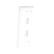 Placa de Pared de 2 Puertos, Keystone, con Espacio para Etiqueta, Color Blanco LINKEDPRO BY EPCOM - Vista 5
