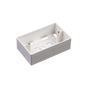 Caja de Pared Universal, Color blanco, Para montaje con Placas de Pared | SIE...