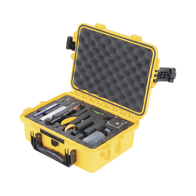 Kit de Herramientas para Terminación de Conectores Mecánicos de Fibra Óptica, Incluye Maletín Ideal para Transportar con E...