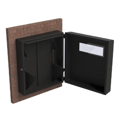 Gabinete de Pared con Rack Horizontal de 6 UR, con Ventanilla de Inspección, Se envía el Gabinete Armado. LINKEDPRO BY EPC...