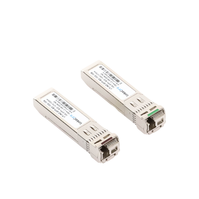 Transceptores Ópticos Industriales Bidireccionales SFP+ (Mini-Gbic) / Monomodo 1270 & 1330 nm / 10 Gbps / 10GBASE / Conect...