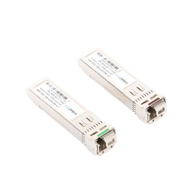 Transceptores Ópticos Industriales Bidireccionales SFP+ (Mini-Gbic) / Monomodo 1270 & 1330 nm / 10 Gbps / 10GBASE / Conect...