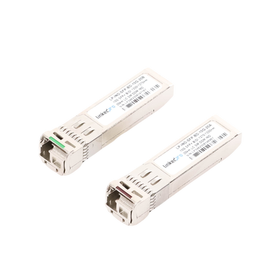 Transceptores Ópticos Industriales Bidireccionales SFP+ (Mini-Gbic) / Monomodo 1270 & 1330 nm / 10 Gbps / 10GBASE / Conect...
