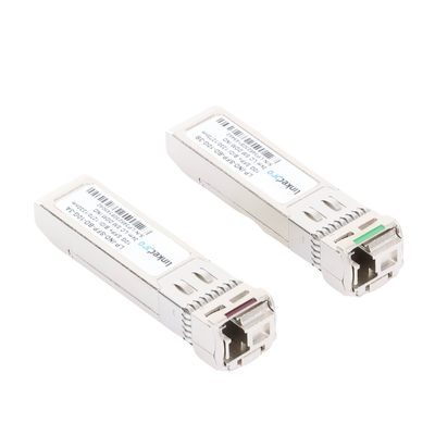 Transceptores Ópticos Industriales Bidireccionales SFP+ (Mini-Gbic) / Monomodo 1270 & 1330 nm / 10 Gbps / 10GBASE / Conect...