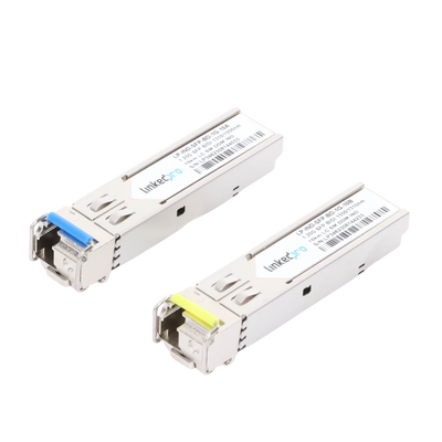 Transceptores Ópticos Industriales Bidireccionales SFP (Mini-Gbic) / Monomodo 1310 & 1550 nm / 1.25 Gbps / 1000BASE-BX / C...