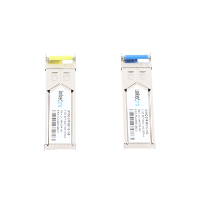 Transceptores Ópticos Industriales Bidireccionales SFP (Mini-Gbic) / Monomodo 1310 & 1550 nm / 1.25 Gbps / 1000BASE-BX / C...