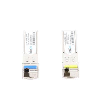 Transceptores Ópticos Industriales Bidireccionales SFP (Mini-Gbic) / Monomodo 1310 & 1550 nm / 1.25 Gbps / 1000BASE-BX / C...