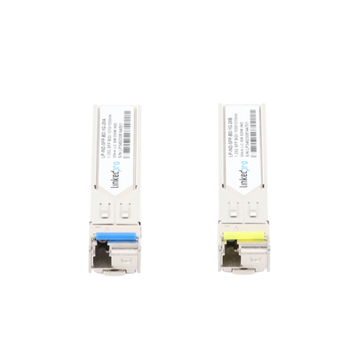 Transceptores Ópticos Industriales Bidireccionales SFP (Mini-Gbic) / Monomodo 1310 & 1550 nm / 1.25 Gbps / 1000BASE-BX / C...