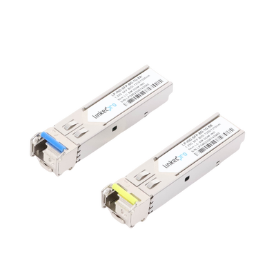 Transceptores Ópticos Industriales Bidireccionales SFP (Mini-Gbic) / Monomodo 1310 & 1550 nm / 1.25 Gbps / 1000BASE-BX / C...