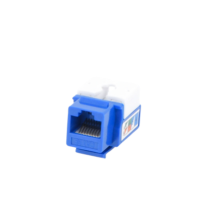 Módulo Jack Keystone Cat5e con Terminación 110 (Punchdown) para Faceplate - Color Azul LINKEDPRO BY EPCOM - Vista 2