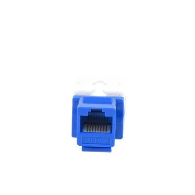 Módulo Jack Keystone Cat5e con Terminación 110 (Punchdown) para Faceplate - Color Azul LINKEDPRO BY EPCOM - Vista 4