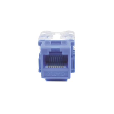 Módulo Jack 110 Cat6, Keystone para Faceplate - Color Azul LINKEDPRO BY EPCOM - Vista 2