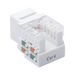 Módulo Jack Keystone Cat6 con Terminación 110 (Punchdown) para Faceplate - Color Blanco LINKEDPRO BY EPCOM - Vista 3