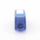 Módulo Jack Keystone Cat6 (Toolless), con Terminación en Ángulo 180 Grados Color Azul, Compatible con Faceplate y Patchpan...
