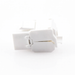 Módulo Jack Keystone Cat6A (Toolless), con Terminación en Ángulo 180 Grados Color Blanco, Compatible con Faceplate y Patch...