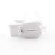 Módulo Jack Keystone Cat6A (Toolless), con Terminación en Ángulo 180 Grados Color Blanco, Compatible con Faceplate y Patch...
