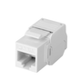 Módulo Jack Keystone Cat6A (Toolless), con Terminación en Ángulo 180 Grados C...