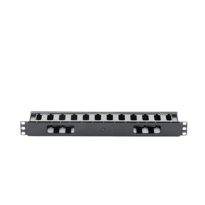 Organizador de Cables Horizontal de 1U para Rack de 19", Fabricado en Polímero Resistente a Deformaciones y Rayones LINKED...