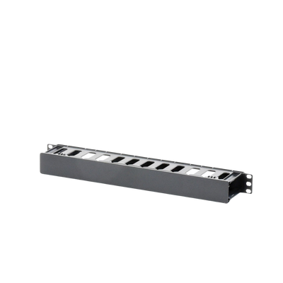 Organizador de Cables Horizontal de 1U para Rack de 19", Fabricado en Polímero Resistente a Deformaciones y Rayones LINKED...