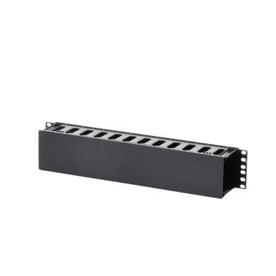 Organizador de Cables Horizontal de 2U para Rack de 19", Fabricado en Polímero Resistente a Deformaciones y Rayones LINKED...