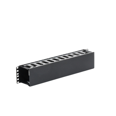 Organizador de Cables Horizontal de 2U para Rack de 19", Fabricado en Polímero Resistente a Deformaciones y Rayones LINKED...