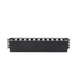 Organizador de Cables Horizontal de 2U para Rack de 19", Fabricado en Polímero Resistente a Deformaciones y Rayones - LINK...