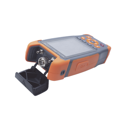 Medidor de Potencia Óptica (OPM) para Fibra Óptica en Redes FTTx / Soporta 3 Longitudes de Onda: 1310nm, 1490nm y 1550nm /...