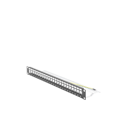 Patch Panel Modular Blindado (STP) de 24 Puertos, con Barra para Organizar Cable LINKEDPRO BY EPCOM - Vista 2