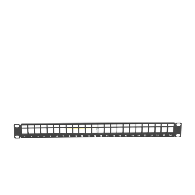 Patch Panel Modular Blindado (STP) de 24 Puertos, con Barra para Organizar Cable LINKEDPRO BY EPCOM - Vista 4