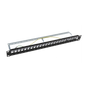 Patch Panel Modular Blindado (STP) de 24 Puertos, con Barra para Organizar Ca...