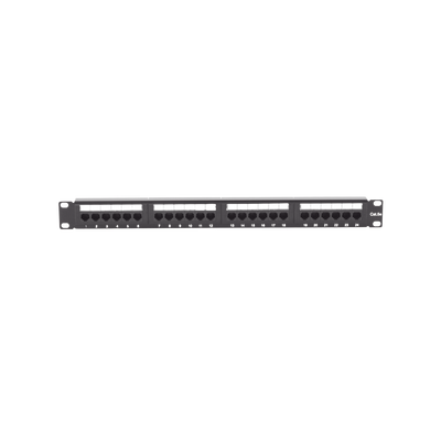 Panel de Parcheo de Impacto (110) UTP de 24 Puertos Cat5e, 19 Pulgadas con Barra para Organizar Cable - LINKEDPRO BY EPCOM