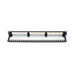 Panel de Parcheo de Impacto (110) UTP de 24 Puertos Cat6A, 19 Pulgadas (48.26 cm), con Barra para Organizar Cables y Espac...