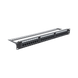 Panel de Parcheo de Impacto (110) UTP de 24 Puertos Cat6A, 19 Pulgadas (48.26 cm), con Barra para Organizar Cables y Espac...