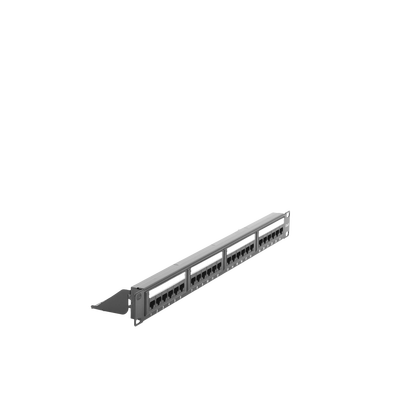 Panel de Parcheo de Impacto (110) UTP de 24 Puertos Cat6, 19 Pulgadas (48.26 cm), con Barra para Organizar Cable LINKEDPRO...