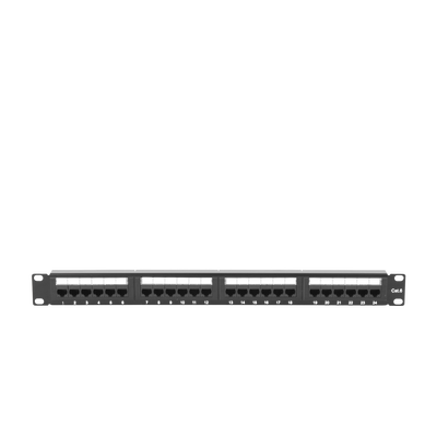 Panel de Parcheo de Impacto (110) UTP de 24 Puertos Cat6, 19 Pulgadas (48.26 cm), con Barra para Organizar Cable LINKEDPRO...
