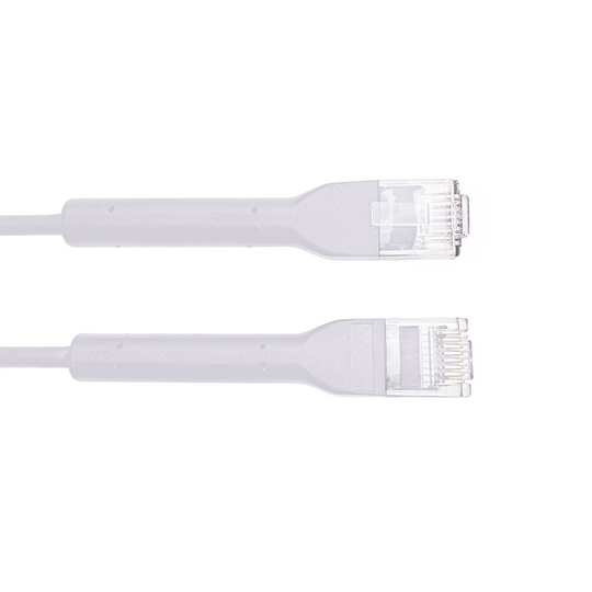 LINKEDPRO BY EPCOM LP-PSLIM-A020WH - Cable de Parcheo UTP / Cat6A / 20 cm (7.87 ft) / 550 MHz / 10GBase-T / RJ45 Modular / Ultra Slim | SIERRA STORE